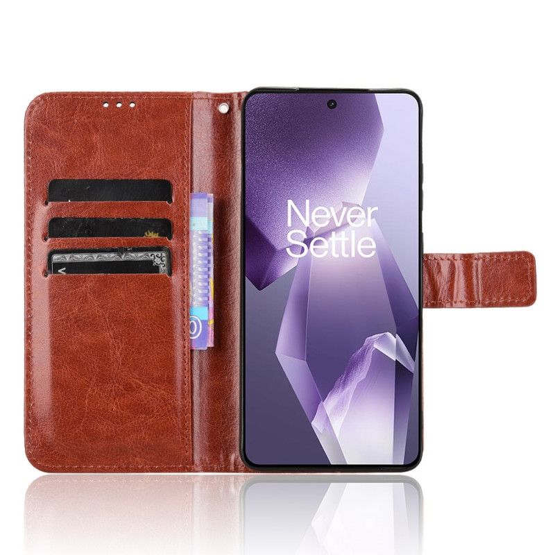 Etui Folio Do Oneplus 13r Jaskrawa Sztuczna Skóra