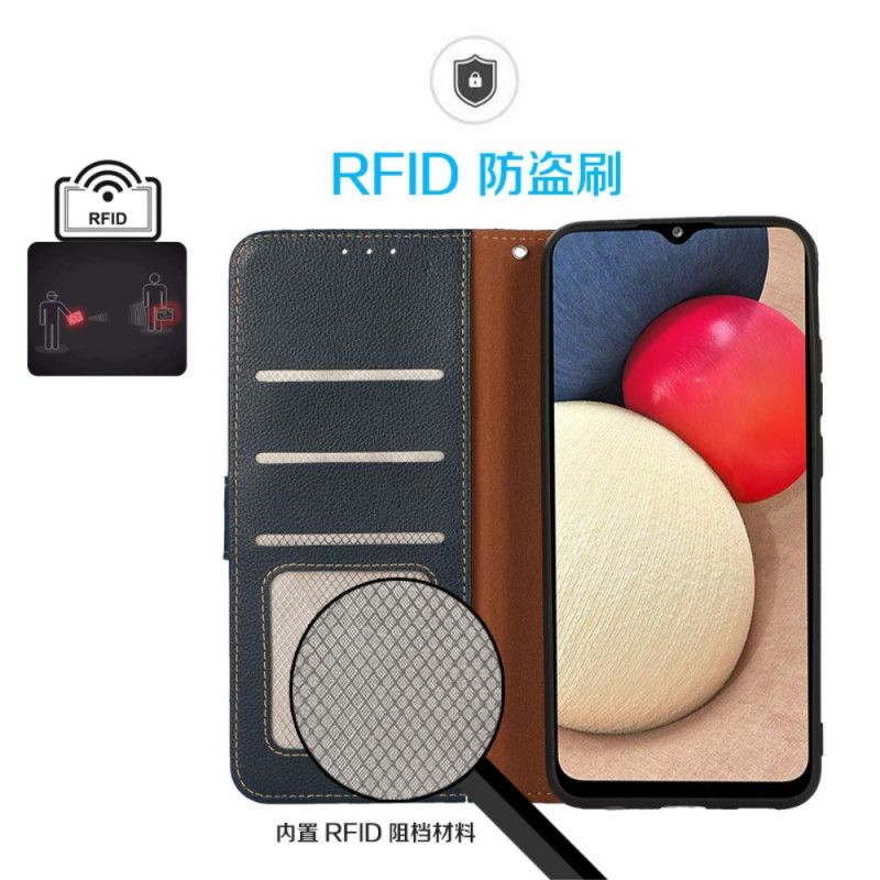 Etui Folio Do Oneplus 13r Khazneh Dwukolorowa Ochrona Rfid