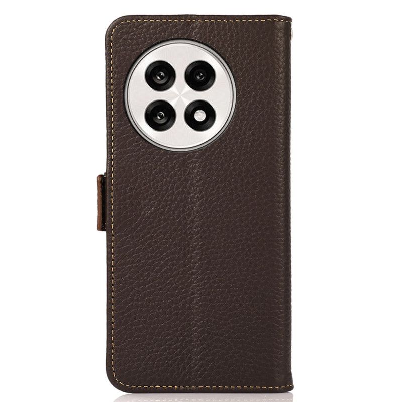 Etui Folio Do Oneplus 13r Khazneh Skórzany Z Ochroną Rfid