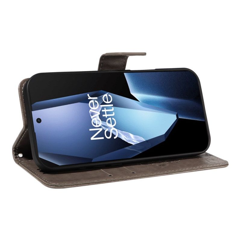 Etui Folio Oneplus 13r Drzewo I Kot Etui Ochronne