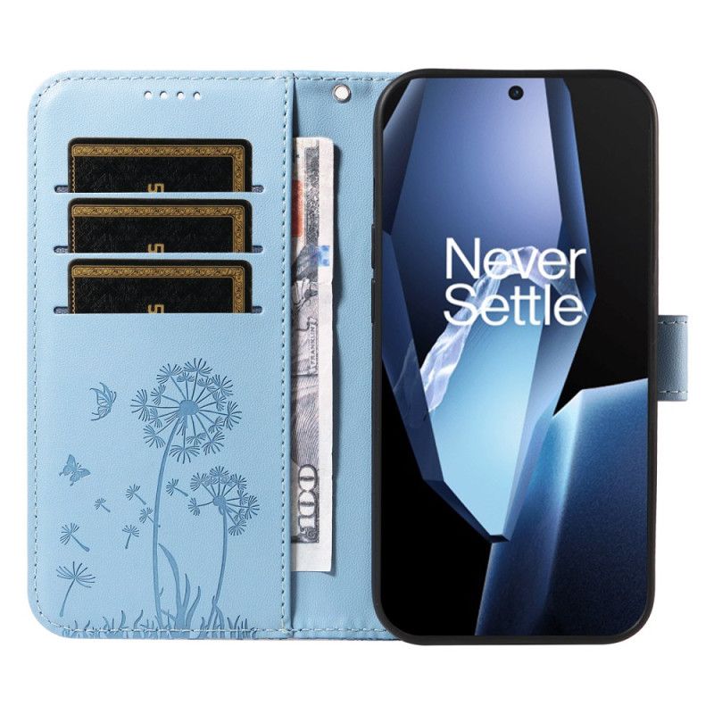 Etui Folio Oneplus 13r Pasek Z Dmuchawcem Etui Ochronne