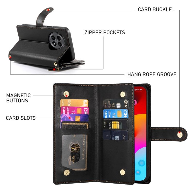 Etui Folio Oneplus 13r Portfel Na Pasek I Ramię Etui Ochronne