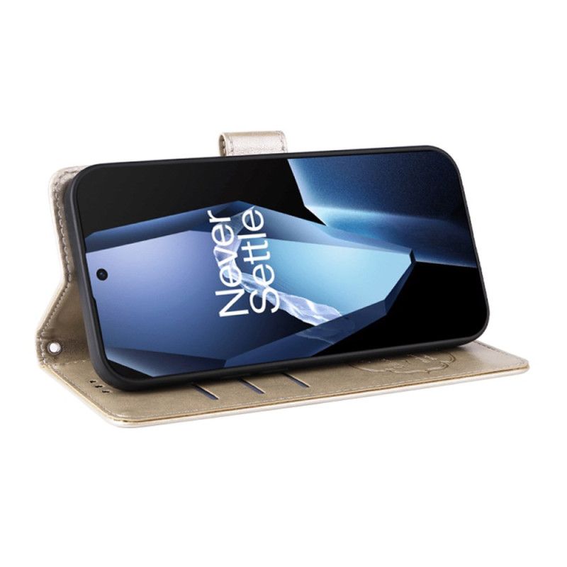 Etui Folio Oneplus 13r Wzór Kwiatowy Etui Ochronne