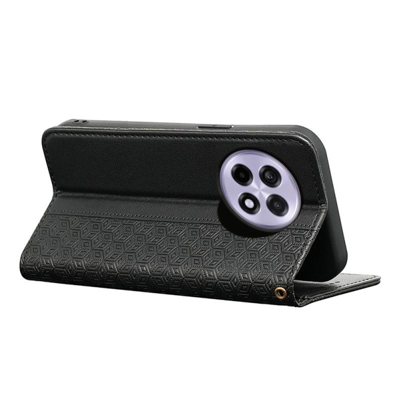 Flip Kotelot Oneplus 13r Etui Na Telefon Portfel Z Paskiem W Kratkę