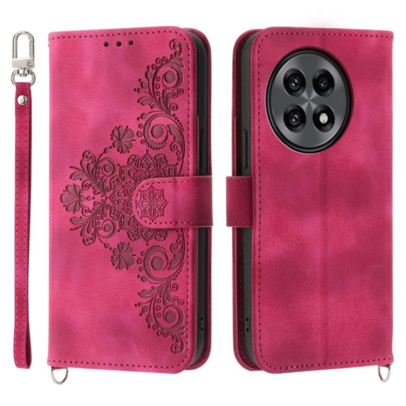 Pokrowce Oneplus 13r Zamszowy Koronkowy Z Paskiem I Paskiem Na Ramię