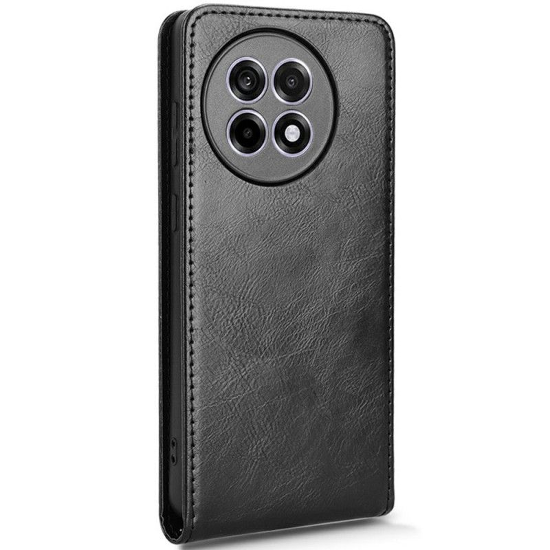 Skórzany Futerał Oneplus 13r Etui Na Telefon Sztuczna Skóra Z Pionową Klapą