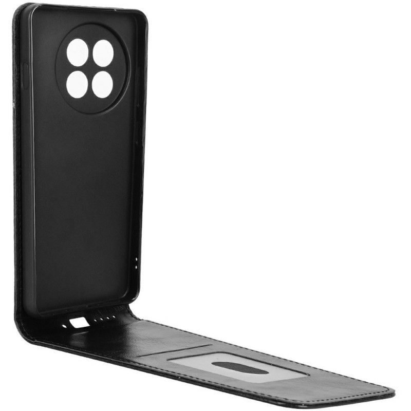 Skórzany Futerał Oneplus 13r Etui Na Telefon Sztuczna Skóra Z Pionową Klapą