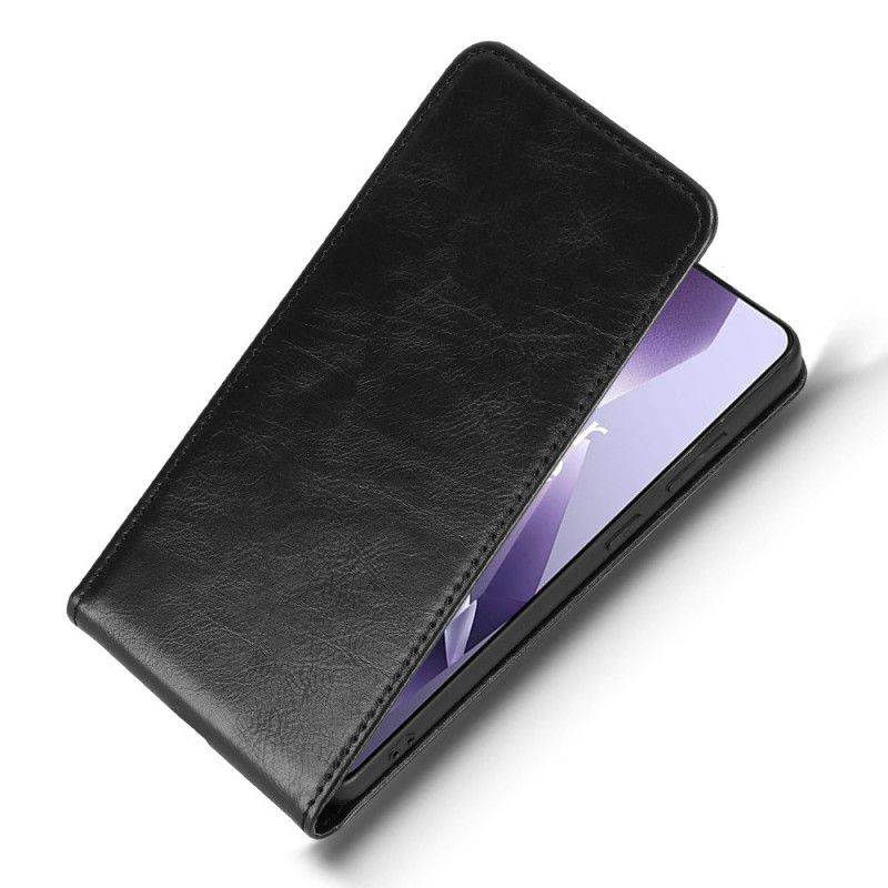 Skórzany Futerał Oneplus 13r Etui Na Telefon Sztuczna Skóra Z Pionową Klapą