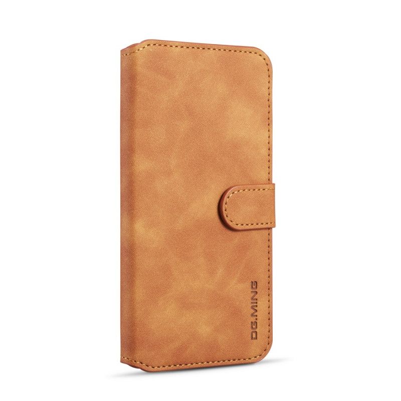 Etui Folio Xiaomi Redmi Go Szary Czarny Retro Dg.Ming Etui Ochronne