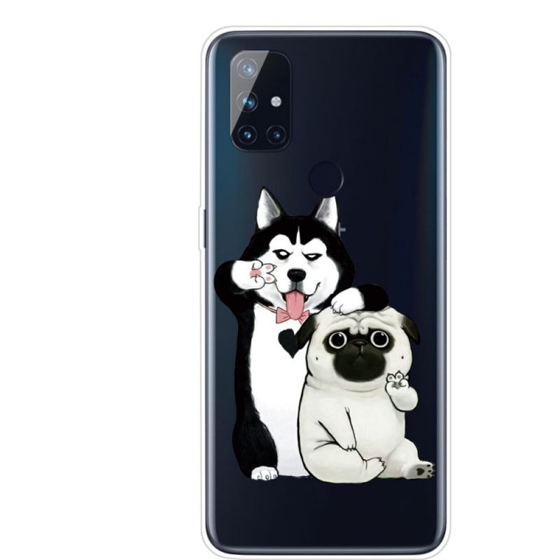 Etui OnePlus Nord N10 Śmieszne Psy