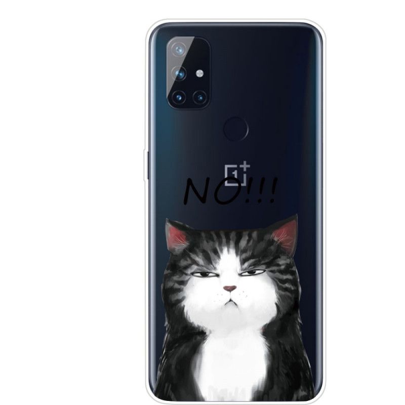 Futerały OnePlus Nord N10 Etui na Telefon Kot. Który Mówi Nie
