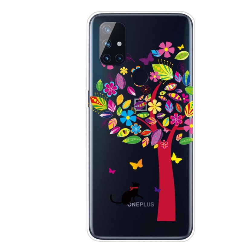 Futerały OnePlus Nord N10 Etui na Telefon Kot Pod Drzewem