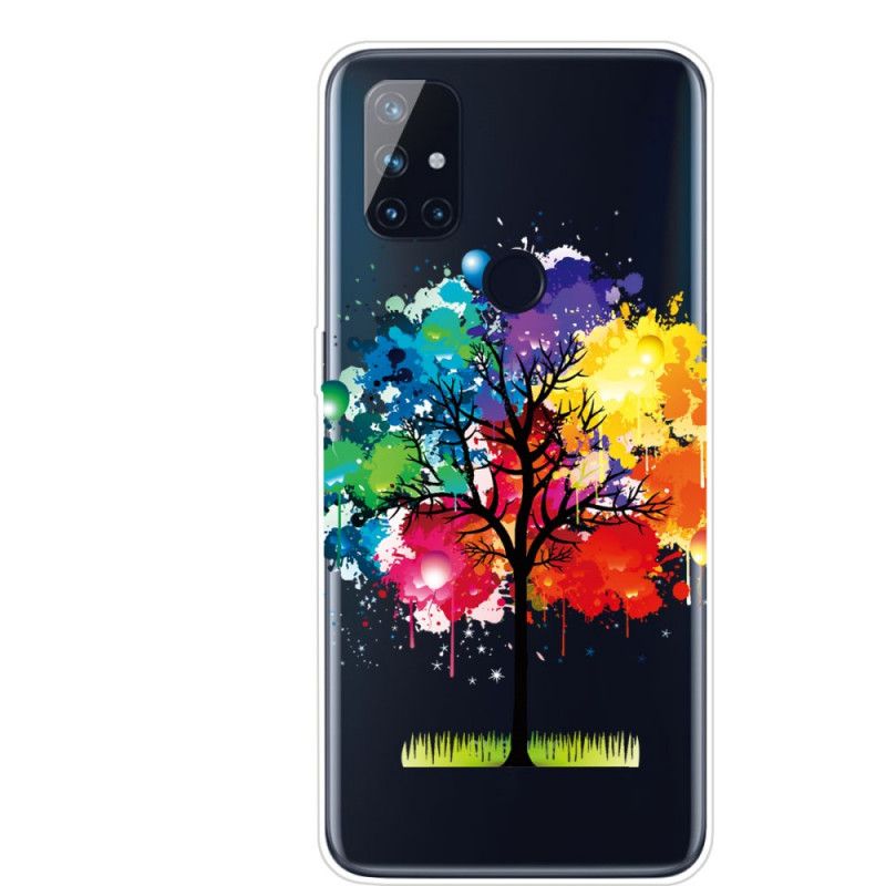 Futerały OnePlus Nord N10 Etui na Telefon Przezroczyste Drzewo Akwarelowe