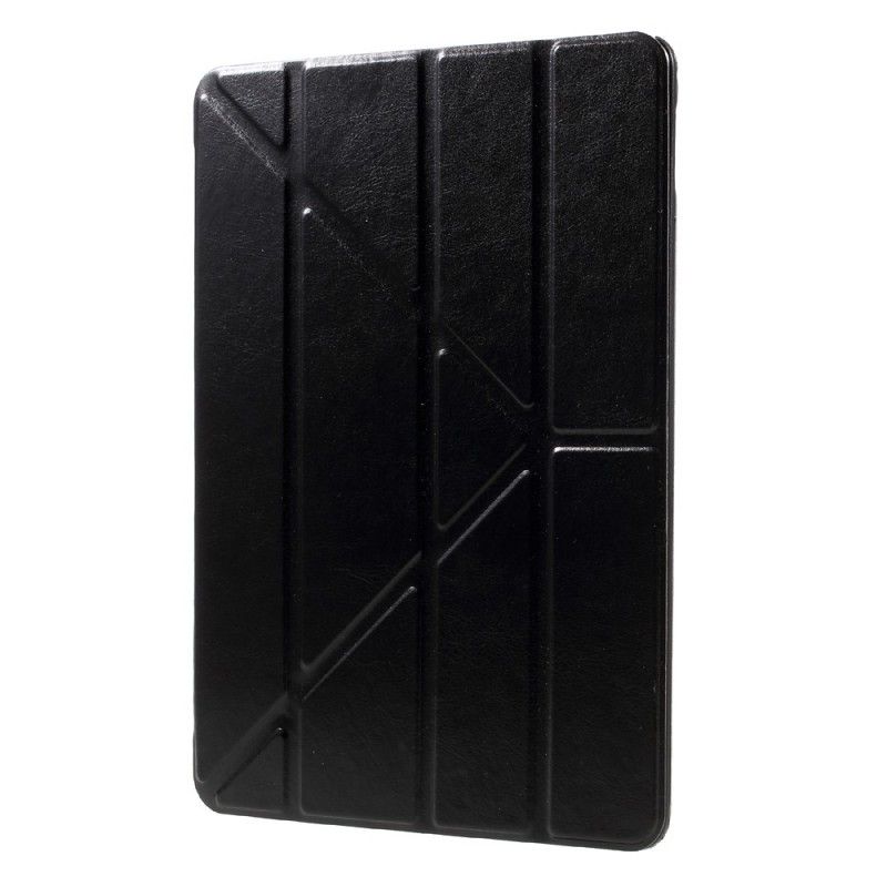 Eleganckie Etui iPad (9.7") Biały Czarny Imitacja Skóry Origami
