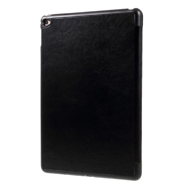 Eleganckie Etui iPad (9.7") Biały Czarny Imitacja Skóry Origami