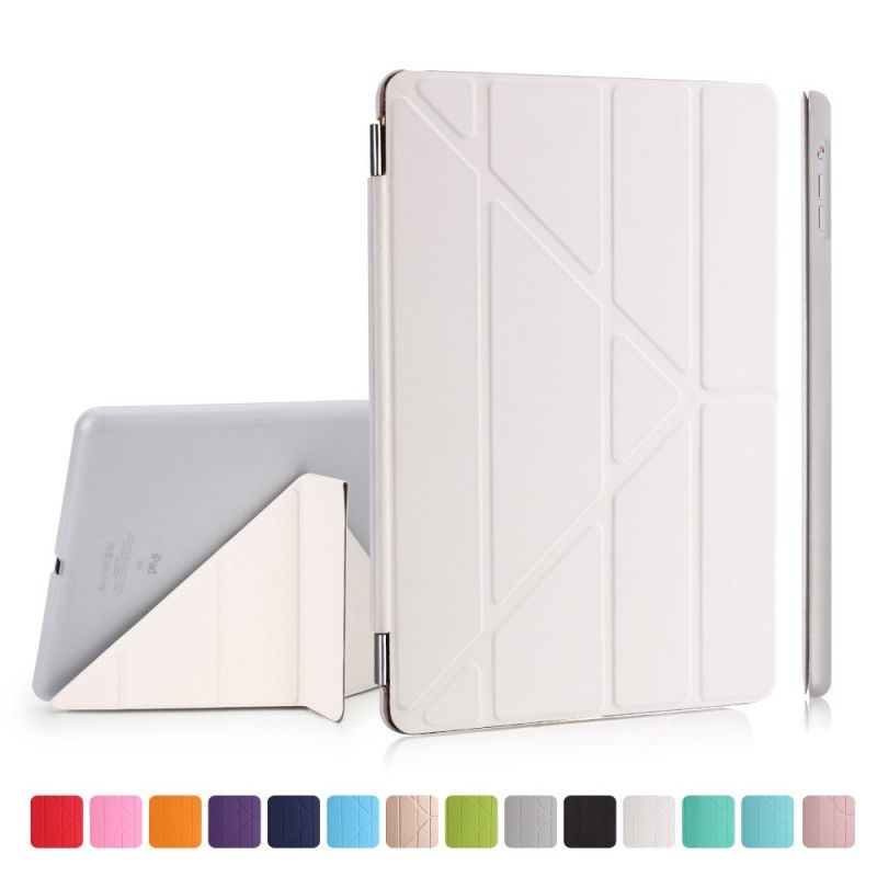 Etui Folio iPad (9.7") Szary Czarny Origami Etui Ochronne