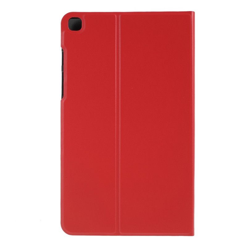 Case Samsung Galaxy Tab A 8" (2019) Czerwony Czarny Etui na Telefon Cholewka Z Imitacji Skóry