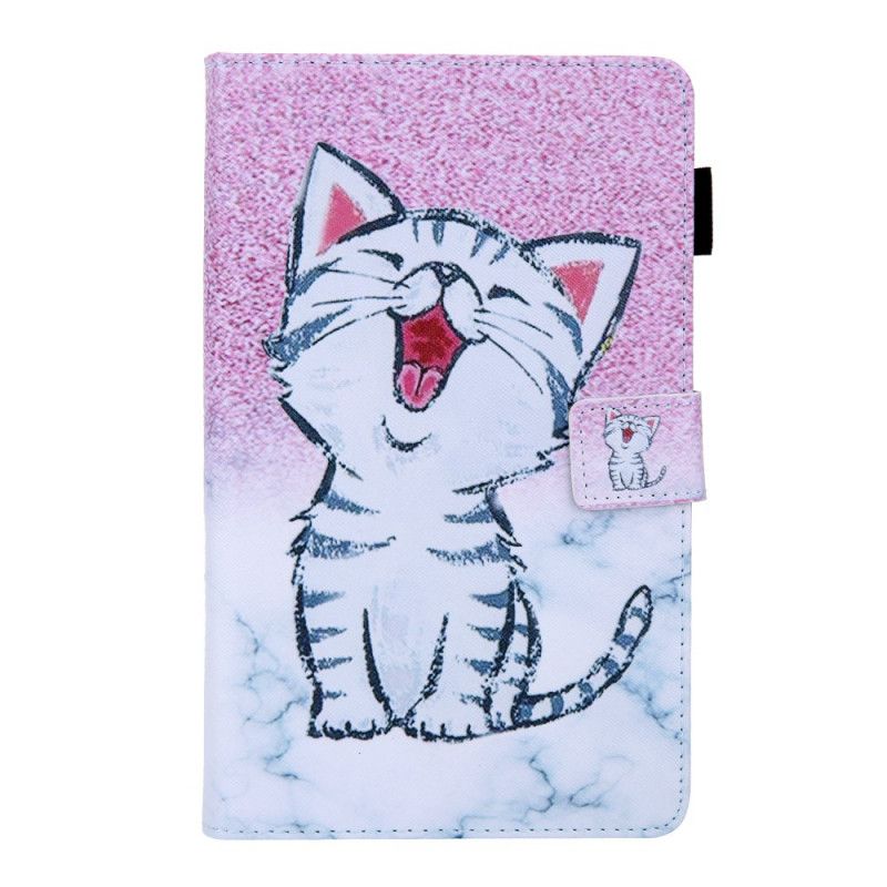 Etui Folio Samsung Galaxy Tab A 8" (2019) Różowy Biały Seria Kotów
