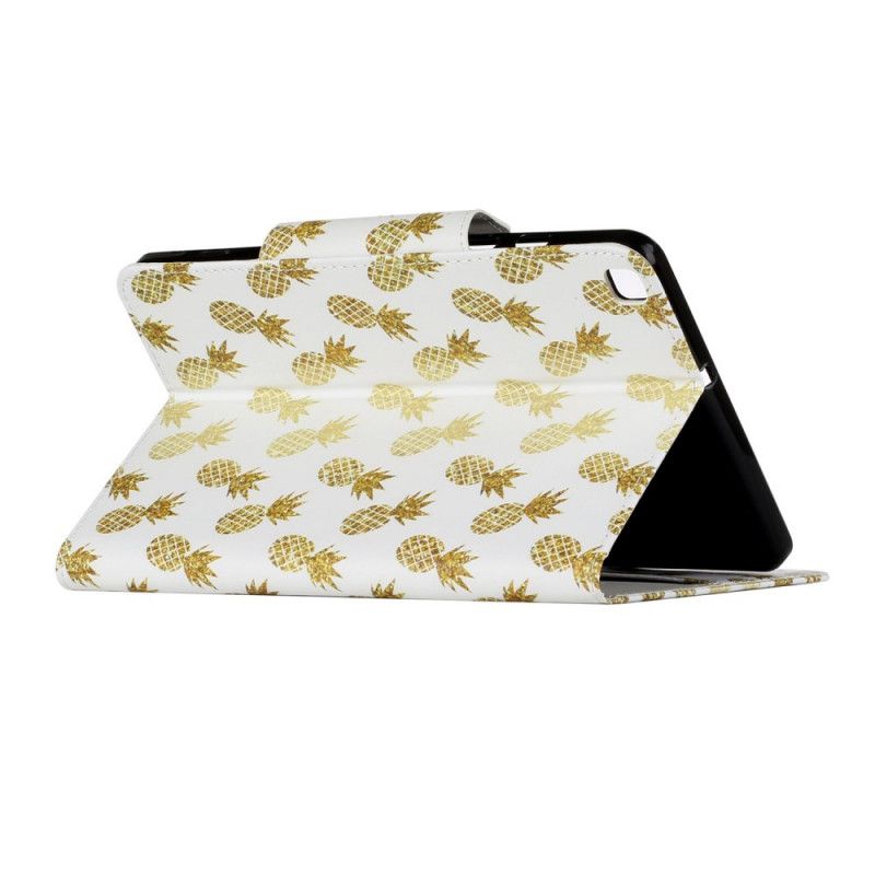 Etui Folio Samsung Galaxy Tab A 8" (2019) Złoty Ananas