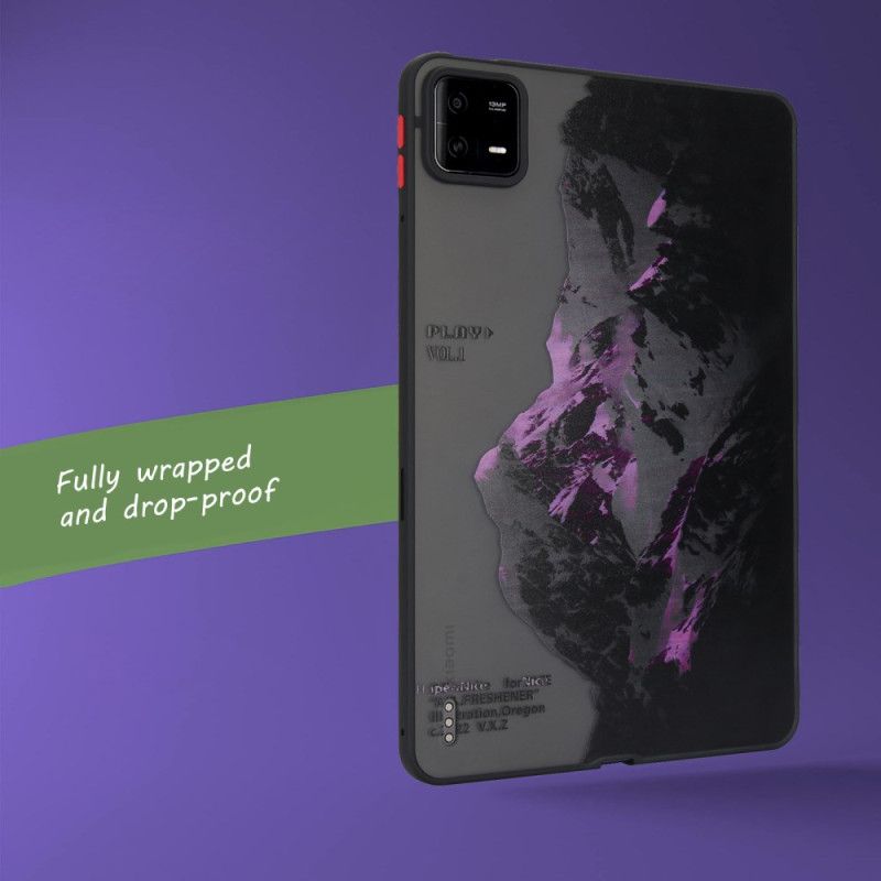 Etui Xiaomi Pad 6 Pro Fioletowa Zaśnieżona Góra