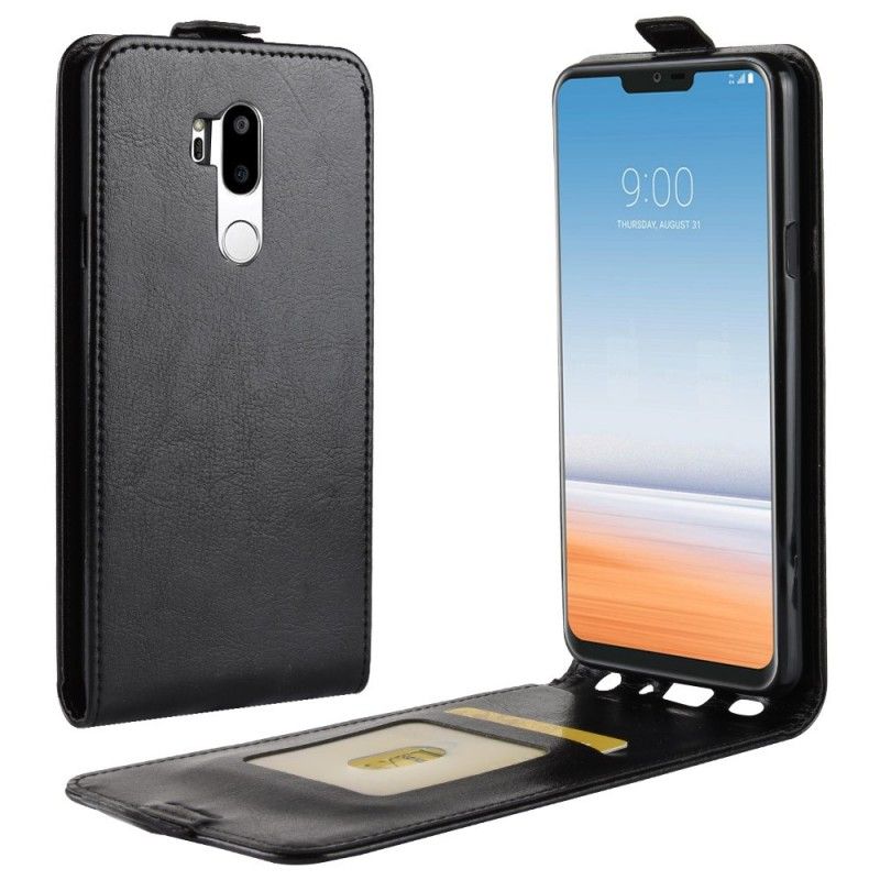 Etui Folio LG G7 ThinQ Czerwony Czarny Składany