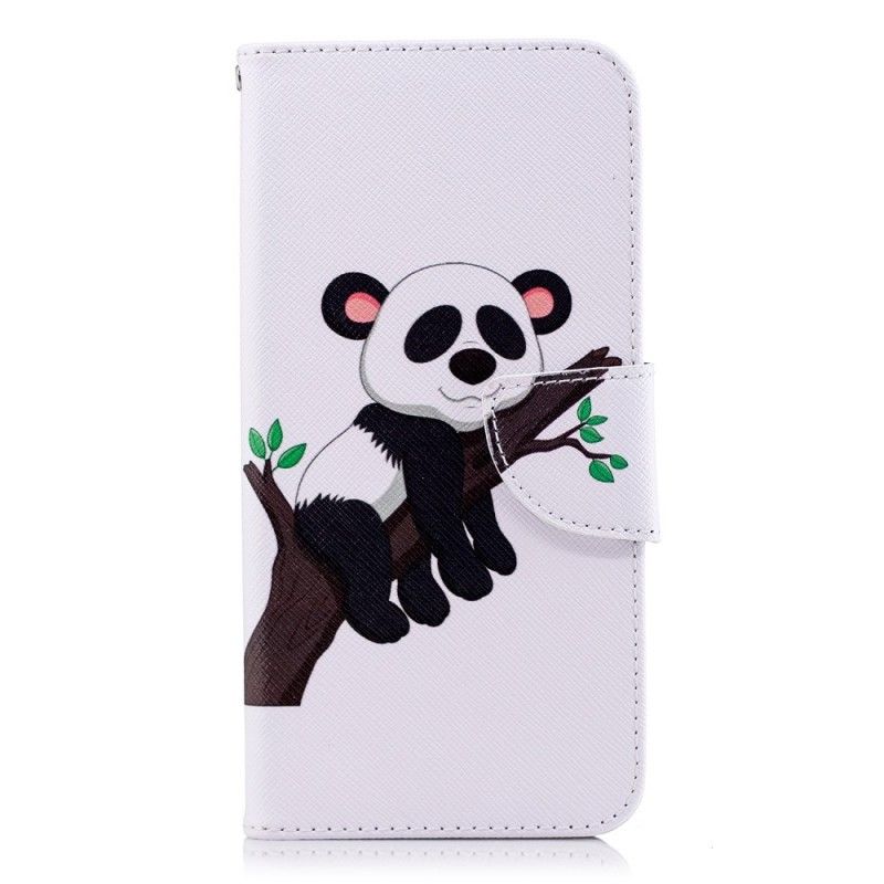 Etui Folio LG G7 ThinQ Leniwa Panda