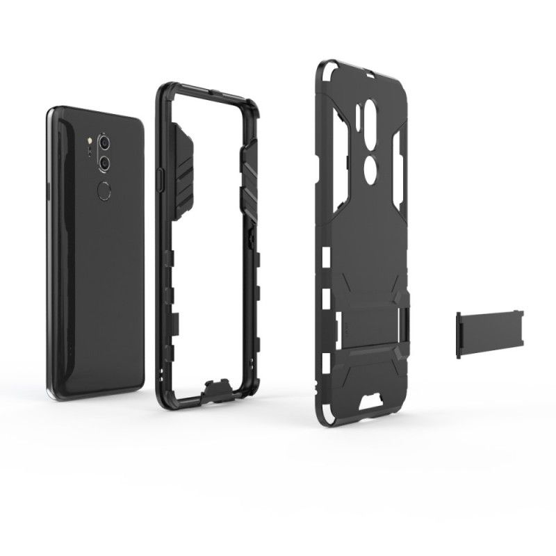 Etui LG G7 ThinQ Czerwony Czarny Ultra Odporny Etui Ochronne