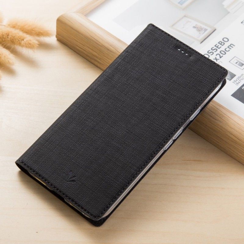 Flip Kotelot LG G7 ThinQ Szary Czarny Teksturowane