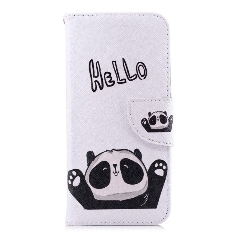 Etui Folio Honor 10 Panda Drukuj Cześć