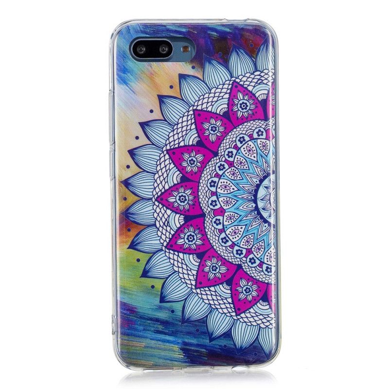 Etui Honor 10 Mandala W Kolorze Fluorescencyjnym Etui Ochronne