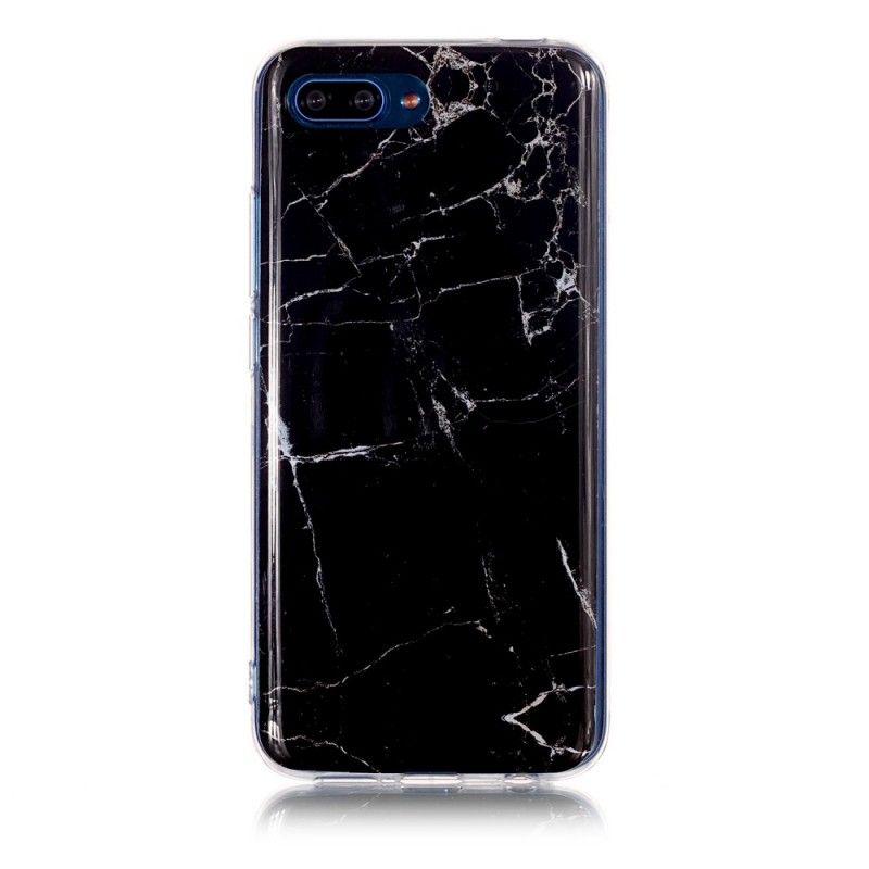 Etui Honor 10 Zielony Biały Marmur