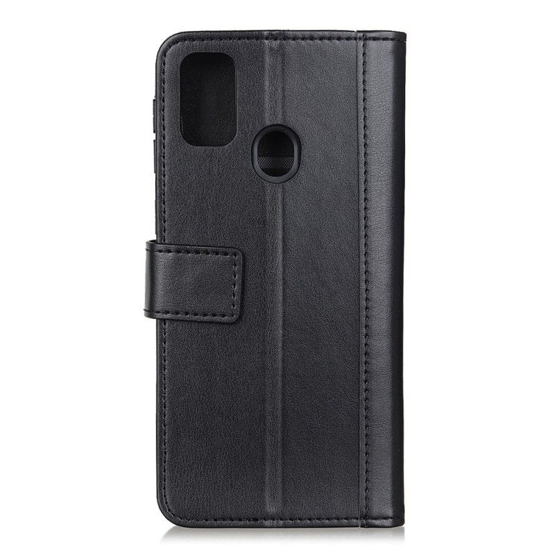 Etui Folio OnePlus Nord N100 Zielony Czarny Styl Skórzany Etui Ochronne