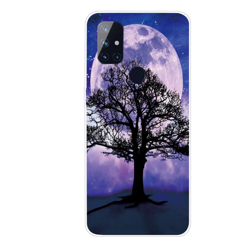 Etui OnePlus Nord N100 Drzewo I Księżyc Etui Ochronne
