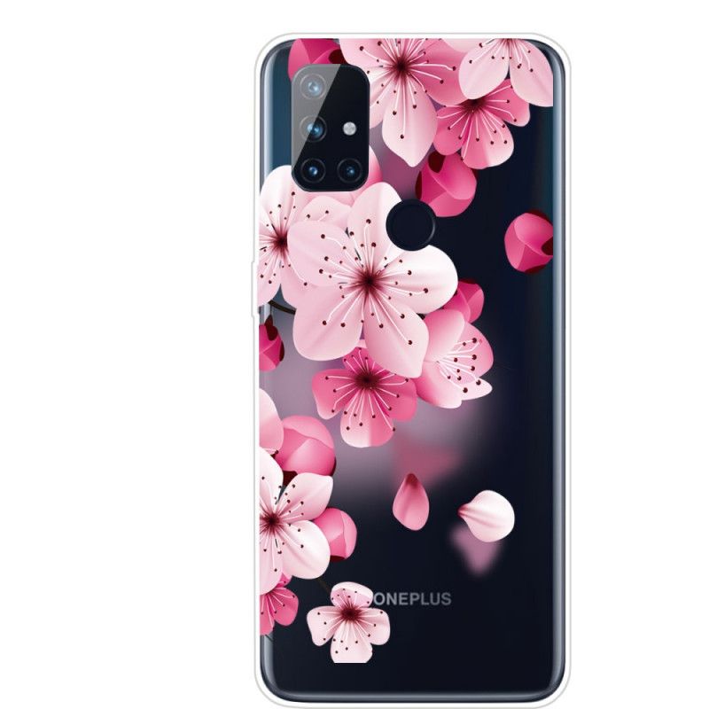 Futerały OnePlus Nord N100 Etui na Telefon Małe Różowe Kwiaty