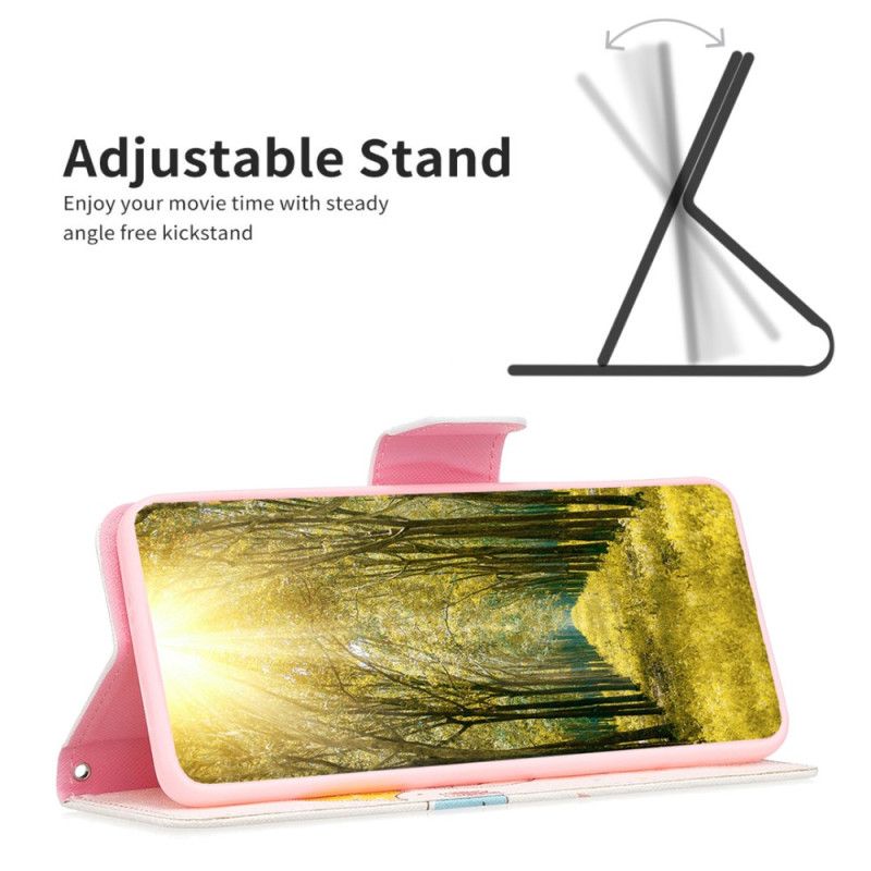 Etui Folio Xiaomi Redmi Note 13 Pro Plus 5g Parasol I Słoń Etui Ochronne
