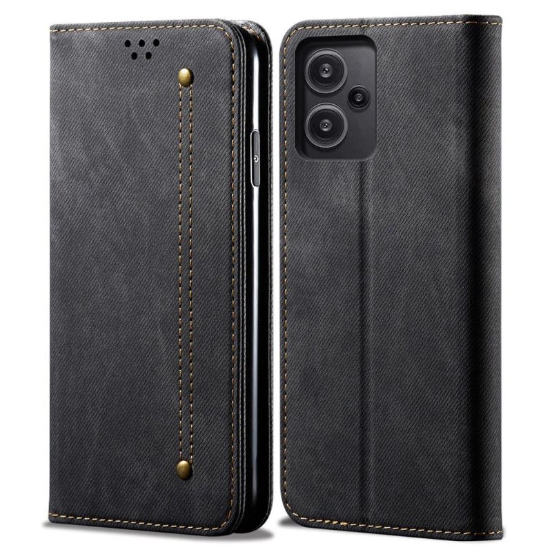 Flip Kotelot Xiaomi Redmi Note 13 Pro Plus 5g Etui Na Telefon Tkanina Dżinsowa