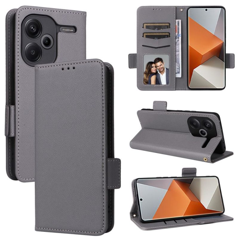 Skórzany Futerał Xiaomi Redmi Note 13 Pro Plus 5g Etui Na Telefon Ultracienki Z Paskiem