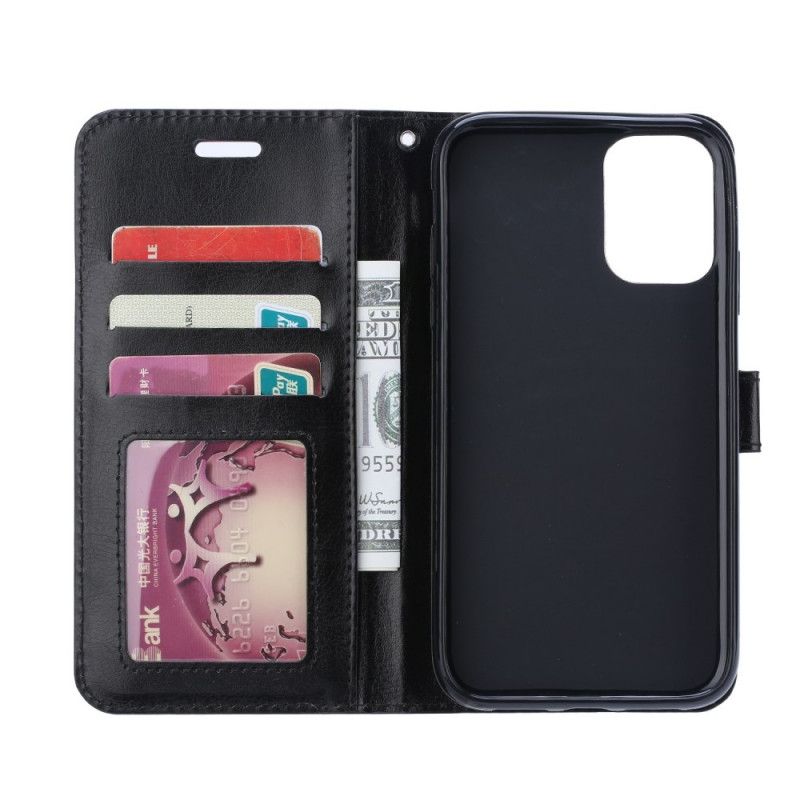 Etui Folio Samsung Galaxy S20 FE Biały Czarny Tradycyjny Styl Skóry