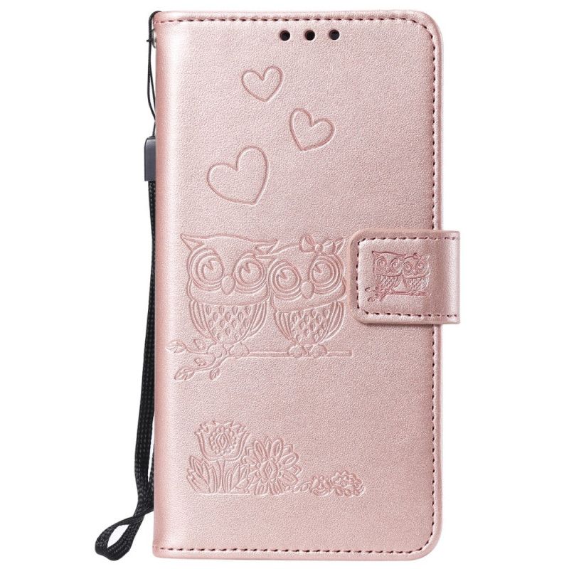 Etui Folio Samsung Galaxy S20 FE Magenta Szary Sowy Zakochane W Stringach Etui Ochronne