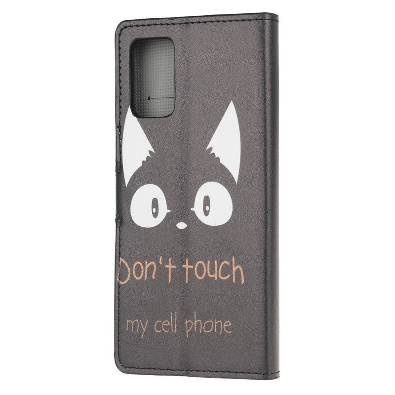 Etui Folio Samsung Galaxy S20 FE Nie Dotykaj Mojego Telefonu Komórkowego
