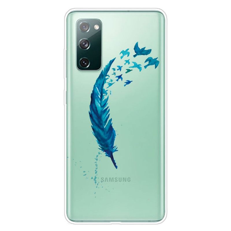 Futerały Samsung Galaxy S20 FE Etui na Telefon Piękne Pióro