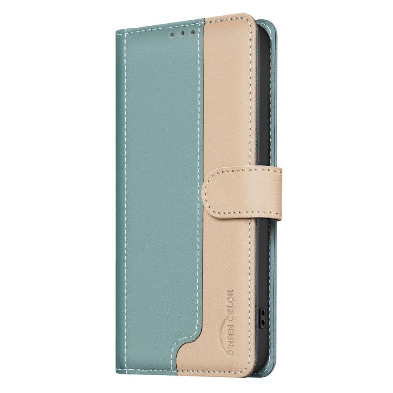 Etui Folio Do Realme C71 Dwukolorowy Binfen Color