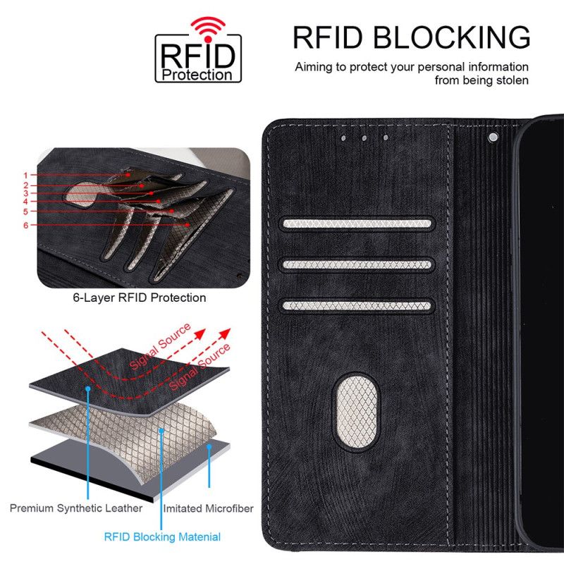 Etui Folio Do Realme C71 Portfel Rfid W Stylu Vintage