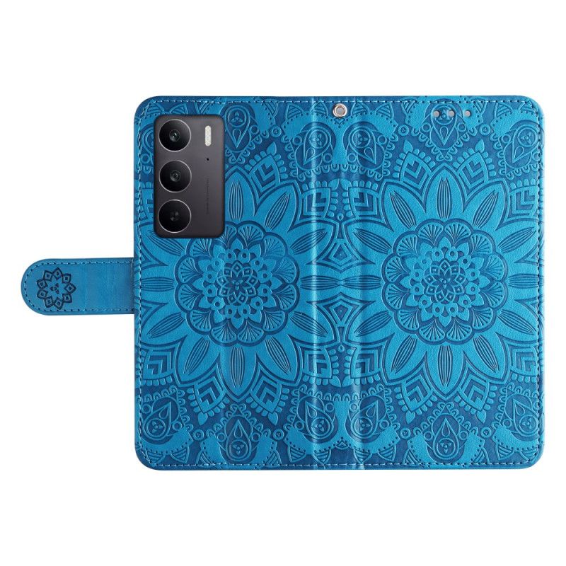 Etui Folio Realme C71 Słonecznik Etui Ochronne