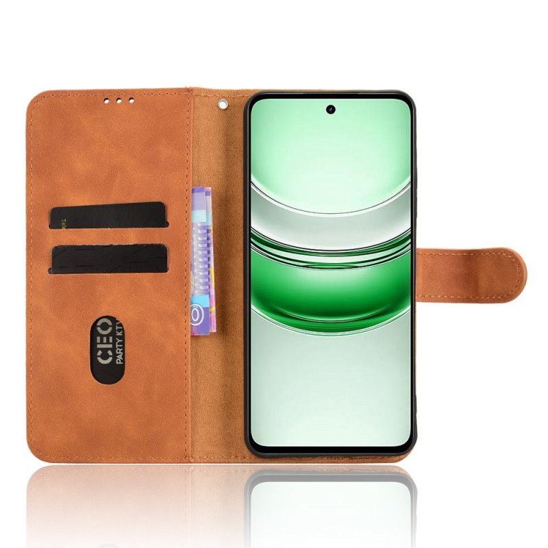 Skórzany Futerał Realme C71 Etui Na Telefon Efekt Zamszu