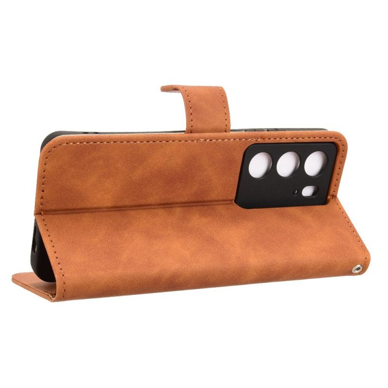 Skórzany Futerał Realme C71 Etui Na Telefon Efekt Zamszu