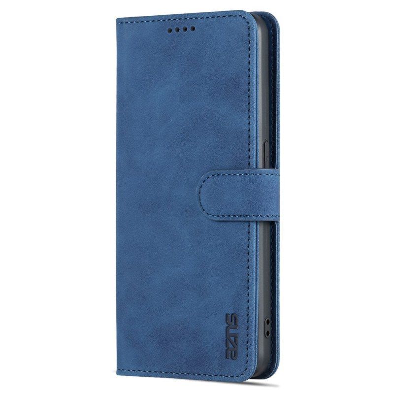 Etui Folio do Oppo Reno 8 Pro Stylizacja Skóry Azns