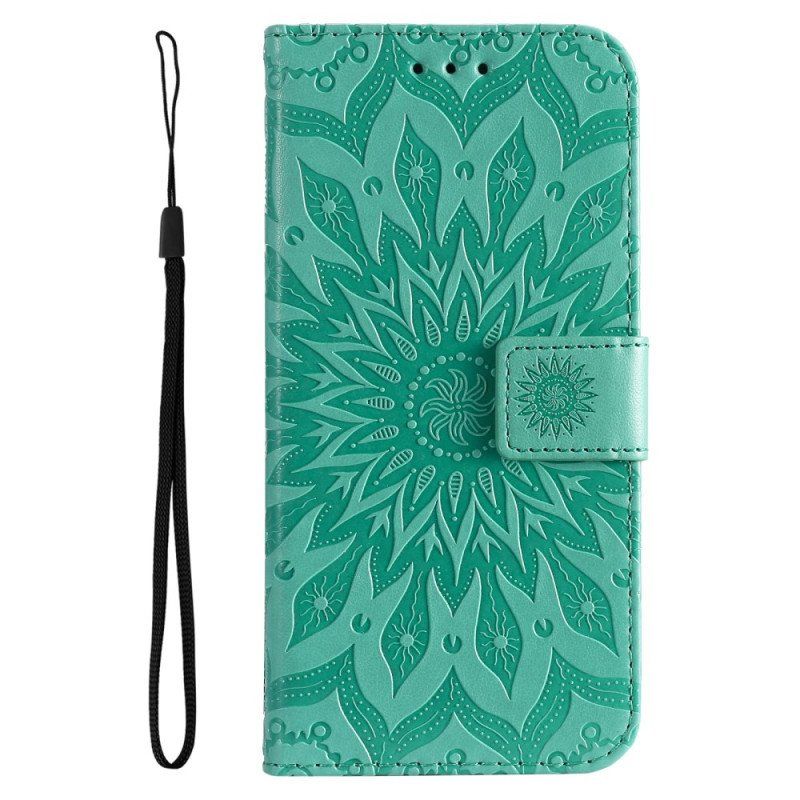 Etui Folio do Vivo Y16 Mandala Sun Ze Smyczą