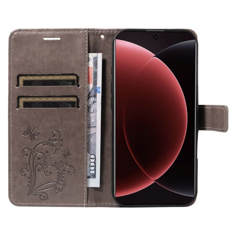 Etui Folio Do Xiaomi 15 Ultra Gigantyczne Motyle