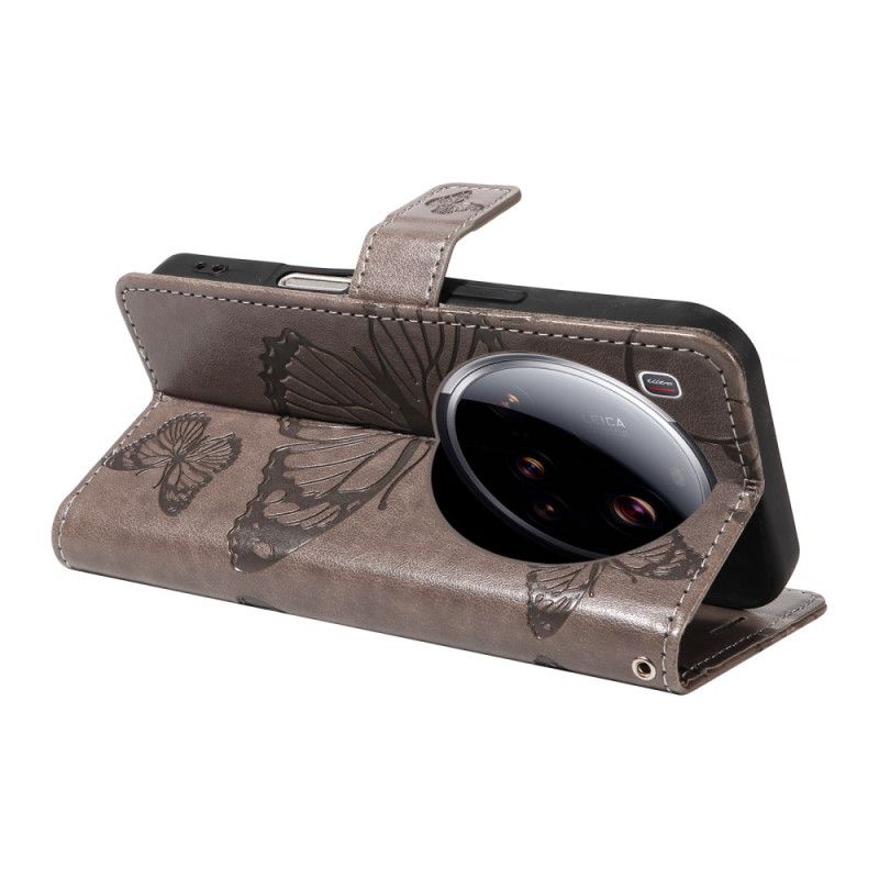 Etui Folio Do Xiaomi 15 Ultra Gigantyczne Motyle